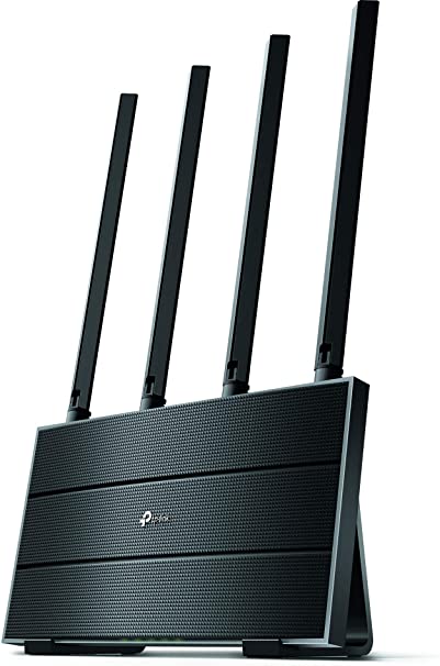 TP-Link WiFi 無線LAN ルーター 1900AC規格 1300 600Mbps MU-MIMO ビームフォーミング iphone SE 対応 3年保証 Archer C80/A ＋ 【ルーター用縦置きスタンド】