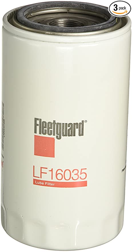 Fleetguard LF16035 Oil Filter for Dodge Ram Cummins Engines Diesel (Pack of 3)