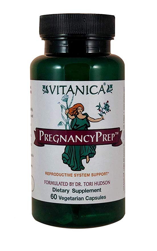 Vitanica - Pregnancy Prep, Reproductive System Support, Vegan, 60 Capsules