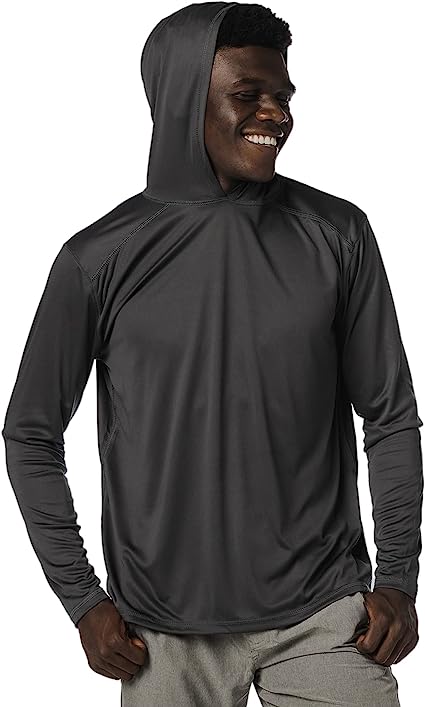 Vapor Apparel Men’s UPF 50  UV Sun Protection Long Sleeve Performance Hoodie for Sports and Outdoor Lifestyle