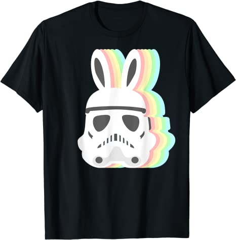 Star Wars Easter Storm Trooper Pastel Easter Ears T-Shirt