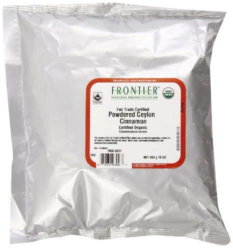 Frontier Ceylon Cinnamon Powder Organic, Fair Trade, 1 Pound