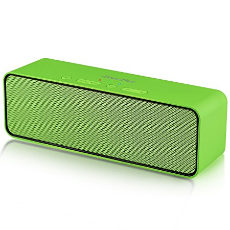 Wireless Bluetooth Speaker, ZoeeTree S4 Portable Stereo Subwoofer with HD Sound and Bass, Built-in Mic, Bluetooth 4.2, FM Radio and TF Card Slot, Outdoor Speakers for iPhone, iPad, Samsung etc