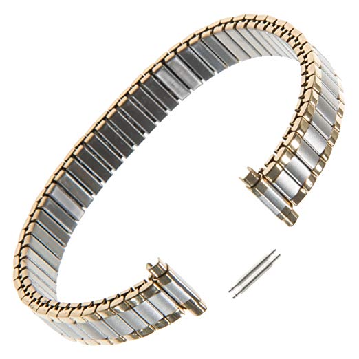 Gilden Ladies Expansion 9-13mm Extra-Long Stainless Steel Watch Band 124