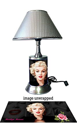 Marilyn Monroe Desk Lamp with chrome shade