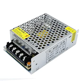 inShareplus 24V 2.5A 60W, DC Universal Regulated Switching Power Supply, Converter AC 100-240V to DC 24 Volt LED Driver, Transformer,Adapter for LED Strip Light, Computer Project