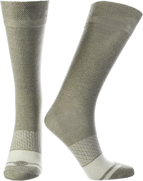 Doctor's Choice Flat Knit Dress Socks, Easy Stretch, Relaxed Top for Men & Women