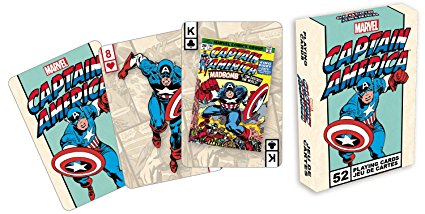 AquariusMarvel Comics Captain America Playing Cards