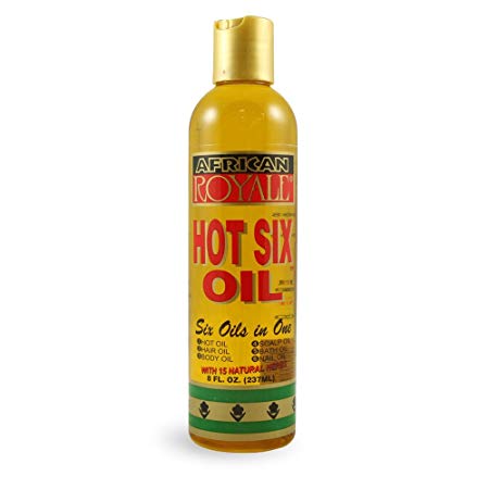 African Royale Hot Six Hair Oil, 8 Ounce (Pack of 2)