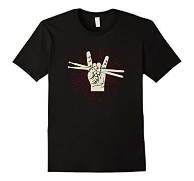 Drummer Shirt, Drumsticks Percussion Rock T-Shirt