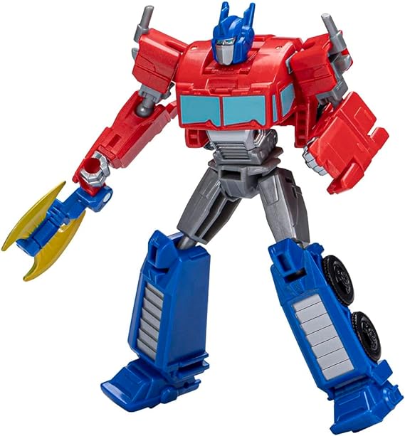 Transformers Toys EarthSpark Warrior Class Optimus Prime Action Figure, 5-Inch, Robot Toys for Kids Ages 6 and Up