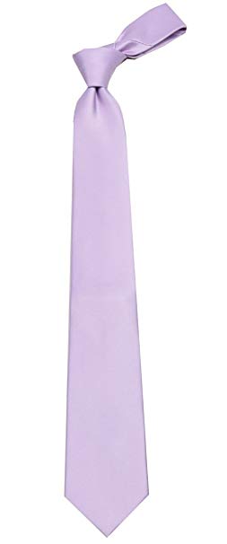 Solid Mens Necktie Ties - Multi Color Formal Tie - Many Colors Available