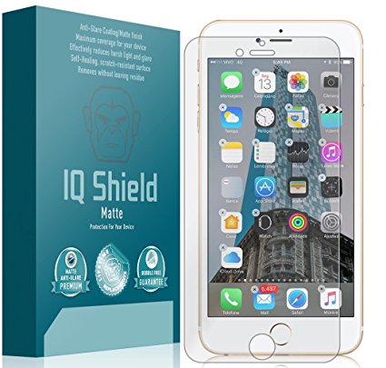 iPhone 7 Plus Screen Protector, IQ Shield® Matte Full Coverage Anti-Glare Screen Protector for iPhone 7 Plus Bubble-Free Film - with Lifetime Warranty