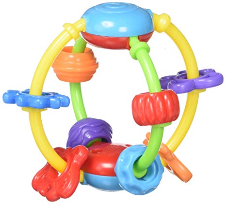 KidSource Mini Discovery Ball - Sensory Baby Toy - Develops Fine Motor Skills for Infants Ages 6 Months Old and Up