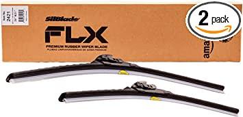 SilBlade FLX 2421 Premium Beam Wiper Blade Set - 24"/21" | Fits various models of Acura, Buick, Chevrolet, Chrysler, Dodge, GMC, Honda, Lexus, Mitsubishi, Nissan, Pontiac, Porsche, Saab, Saturn