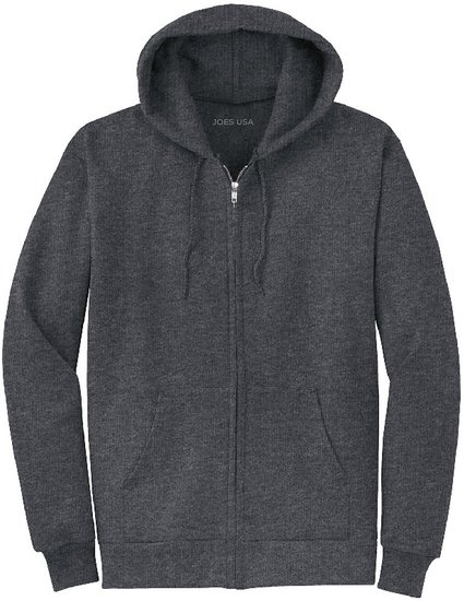 Joe's USA Full Zipper Hoodies - Hooded Sweatshirts in 28 Colors. Sizes S-5XL