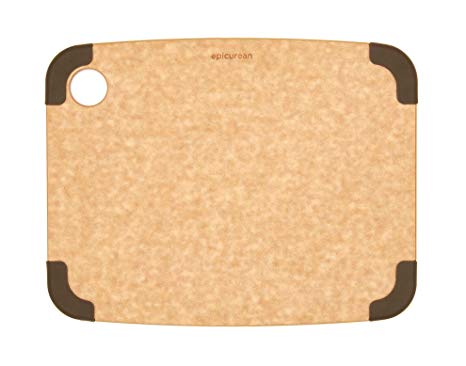 Epicurean Non-Slip Series Cutting Board, 11.5-Inch by 9-Inch, Natural/Brown