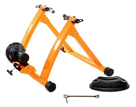 Conquer Indoor Bike Trainer Exercise Stand (Orange)
