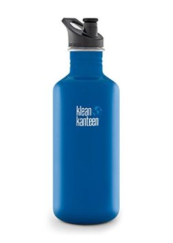 Klean Kanteen Classic Stainless Steel Bottle With Sport Cap