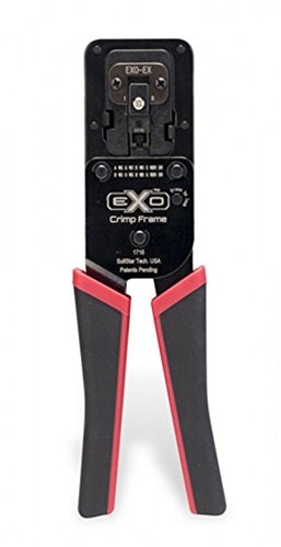 Platinum Tools 100061C EXO Crimp Frame with EXO-EX Die Set for ezEX-RJ45 Connectors