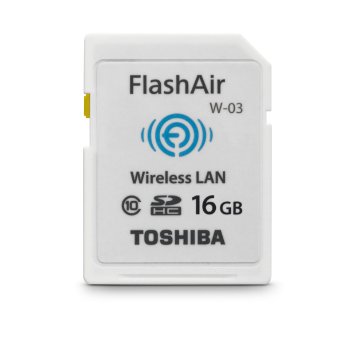 Toshiba Flash Air III Wireless SD Memory Card 16GB PFW016U-1CCW