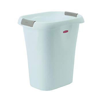 Rubbermaid Open Wastebasket, 21-Quart, White