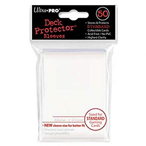 Ultra Pro White Deck Protectors. Standard Size. (50)