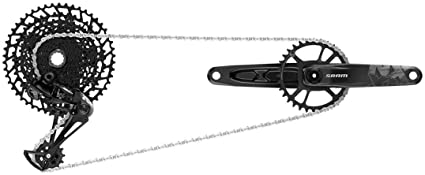 SRAM Nx Eagle Groupset (Rear Der, Trigger Shifter W Clamp, Crankset Dub W Dm 32t X-sync Chainring, Chain 126 Links 12s Boost,Cassette Xg-1230 11-50t, Chaingap Gauge)