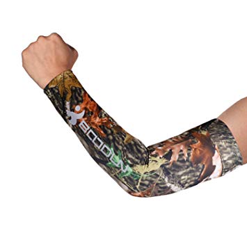 Arm Sleeve, BOODUN UV Protection Cooling Arm Sleeves Stylish Arm Sleeves for Cycling, Driving, Running, Basketball, Football and Outdoor Activities (X-Large, Jungle)