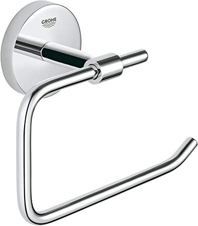 Grohe 40457001 BauCosmopolitan Paper Holder without cover, Starlight Chrome