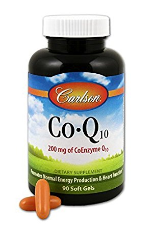 Carlson CO-Q10 200mg, 90 Softgels