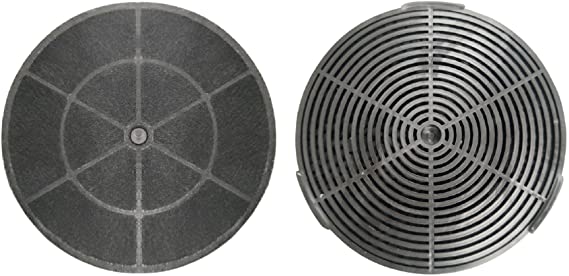 Winflo Carbon/Charcoal Filters (set of 2) for Ductless / Ventless Option Easy Installation and Replacement for Winflo Range Hoods