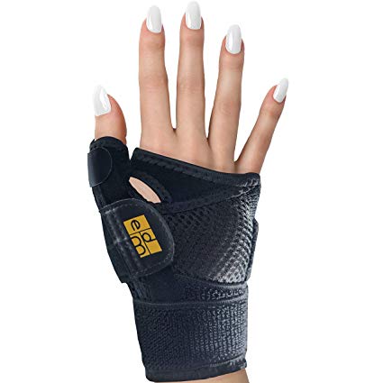 CMC Joint Thumb Splint for Arthritis and Carpal Tunnel Syndrome by Everyday Medical I Thumb Immobilizer Brace for Arthritis, Carpal Tunnel, CMC Joint, and Tendonitis I Stabilizer Support Splint