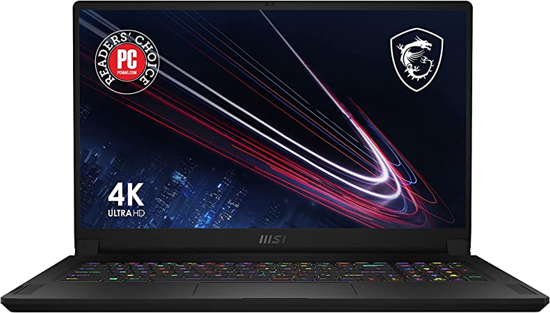 MSI GS76 Stealth Gaming Laptop: 17.3" 4K Display, Intel Core i9-11900H, NVIDIA GeForce RTX 3080, 64GB, 2TB SSD, Thunderbolt 4, WiFi 6, Win10, Black(11UH-078)