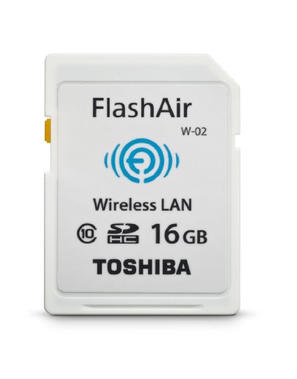 Toshiba Flash Air II Wireless 16 GB SD Memory Card PFW016U-1BCW