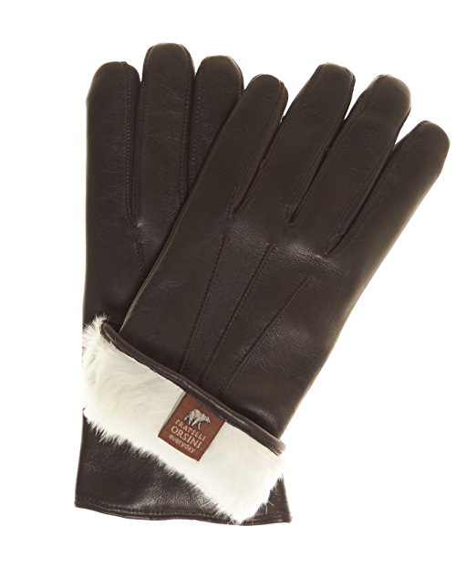 Fratelli Orsini Everyday Men's Our Bestselling Italian Rabbit Fur Gloves
