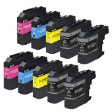 E-z Ink Compatible Ink Cartridge Replacement for Brother LC-103XL High Yield 4 Black 2 Cyan 2 Magenta 2 Yellow 10 Pack