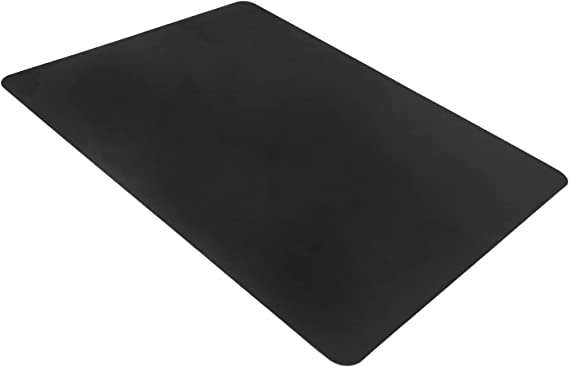Multi-Surface Office Chair Mat for Hard Floors and Low Pile Carpets, 46” x 60” Rectangle Under-Desk Protective Floor Mat for Desk Chairs and Gaming Chairs, Black