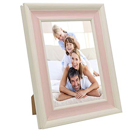 WXB Home 5x7 Picture Frames Parrot Pink,PS Materials,HD PVC Transparent Board, Tabletop or Wall,Family,Scenery and Baby Photo