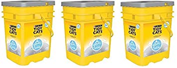Purina Tidy Cats Glade Tough Odor Solutions Clear Springs Clumping Cat Litter, 35 lb - 3 Pails