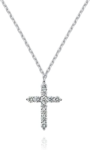 PAVOI 14K Gold Plated Cross Necklace for Women | Cross Pendant | Gold Necklaces for Women