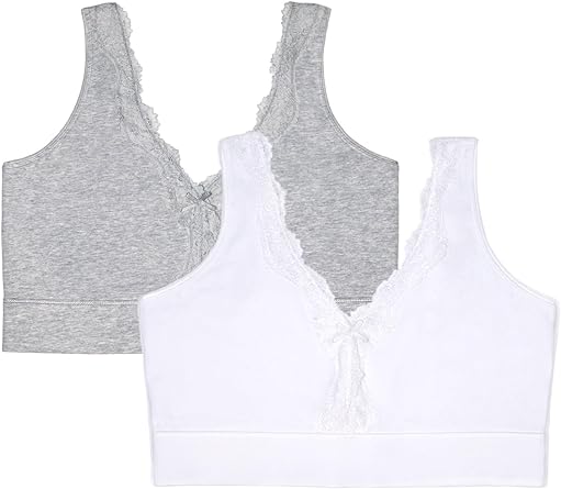 Fruit of the Loom Women's Full Coverage Wireless Cotton Bralette