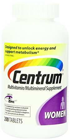 Centrum  Women (100 Count, Pack of 2) Multivitamin / Multimineral Supplement Tablet, Vitamin D3