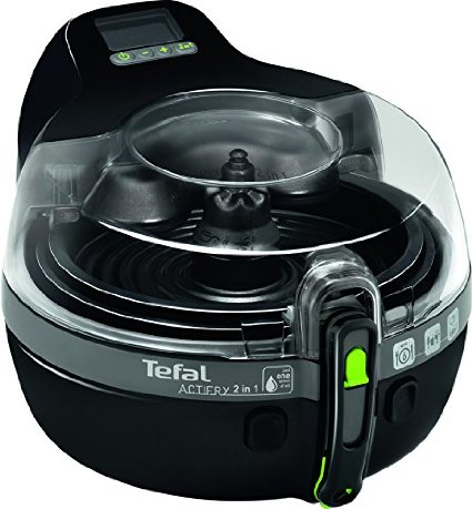 Tefal ActiFry 2-in-1 Low Fat Healthy Fryer YV960140 - 1.5 kg, Black