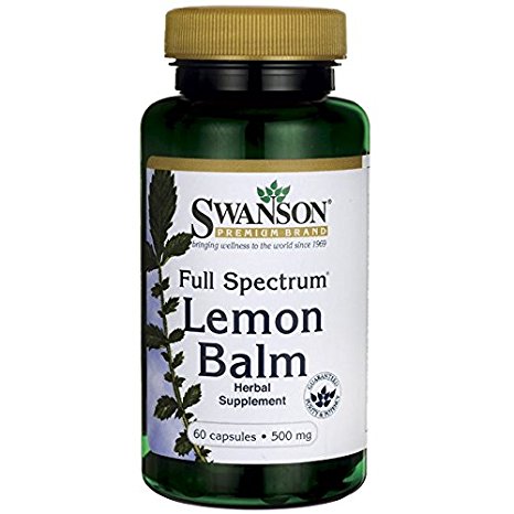 Full Spectrum Lemon Balm 500 mg 60 Caps