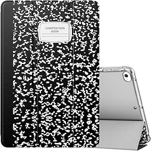 MoKo Case Fit New iPad Mini 5 2019/Mini 4 2015 (5th/4th Generation 7.9-inch), Slim Lightweight Smart Shell Stand Cover with Translucent Frosted Back Protector, with Auto Wake/Sleep, Notebook Black