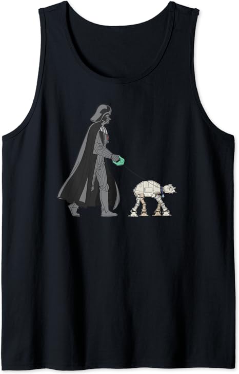 Star Wars Darth Vader the Dog Walker Meme Tank Top