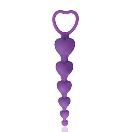 BRAVOLINK Vibes Pure Silicone Anal Beads Anal Chain for Beginners and Advanced Users 100% Medical Grade Silicone