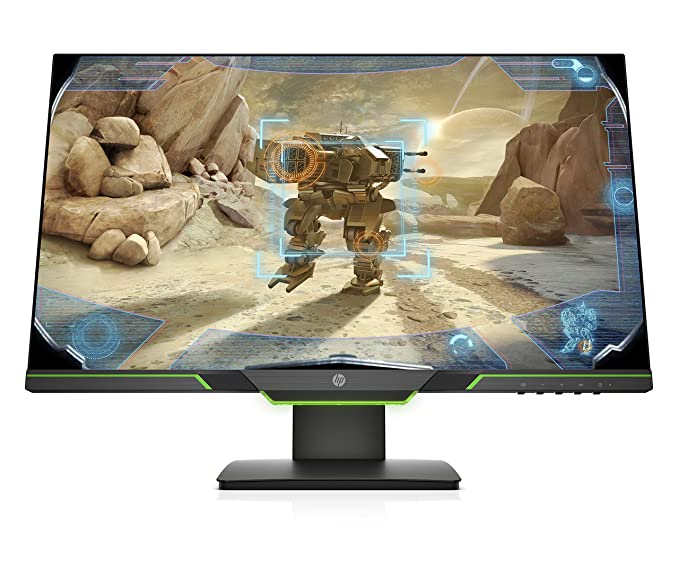 HP 24.5 inch(62.23 cm) Borderless Full HD Gaming Monitor - AMD FreeSync, 1 ms Response Time, 144 Hz Refresh Rate, TN Panel with HDMI, VGA Ports - HP 25X Display - 3WL51AA (Black)