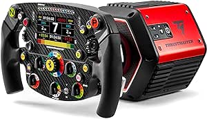 Thrustmaster T818 Ferrari SF1000 Simulator - Volant de Course à Retour de Force Direct Drive pour PC, avec Licence Officielle Ferrari